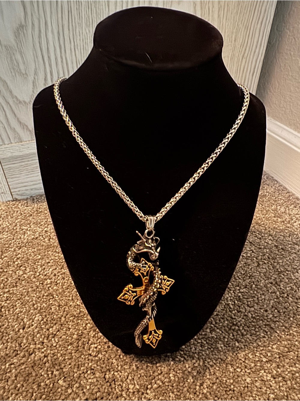 Men’s cross necklace
